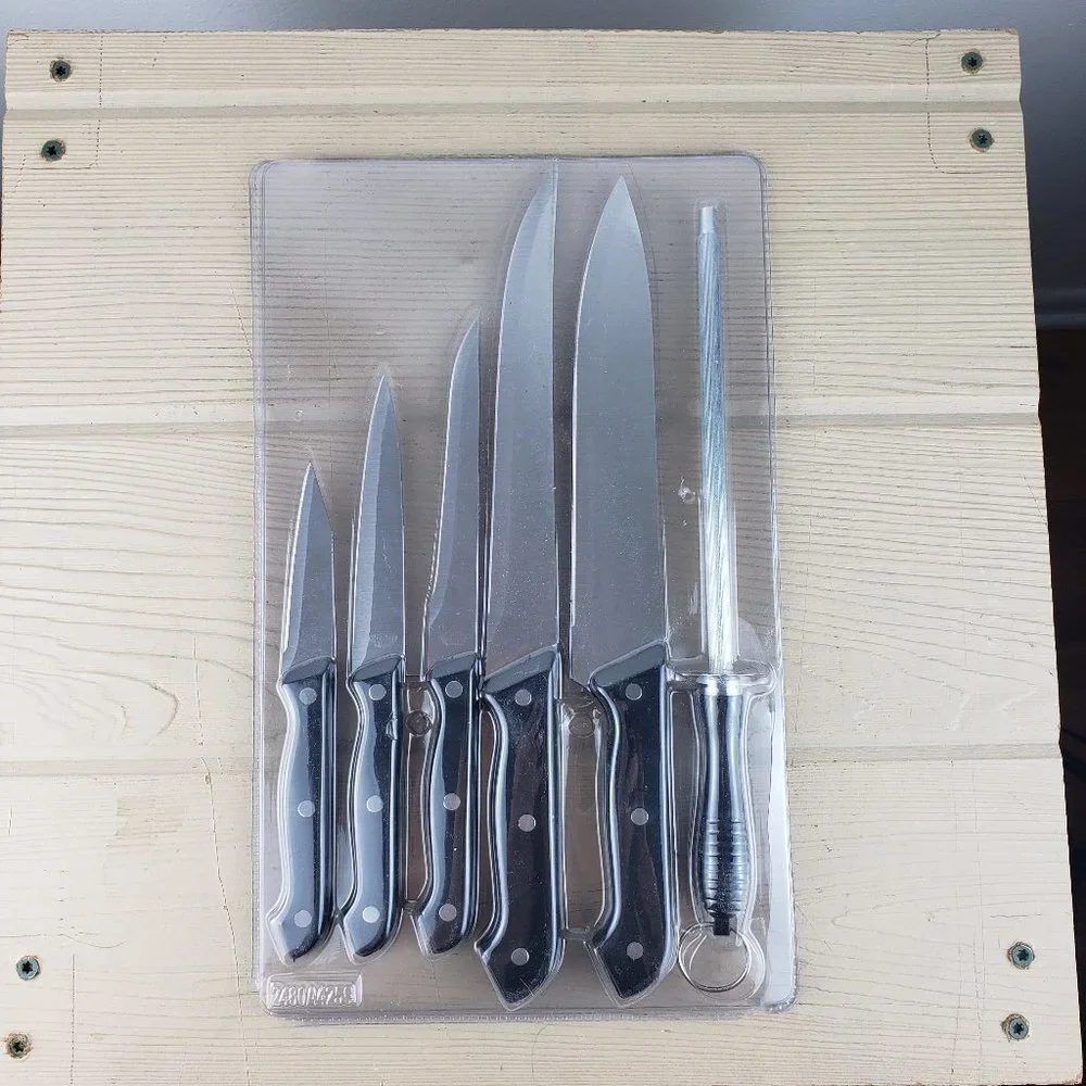 Kuchenstolz 6-Piece Cutlery Set Cutting Board NWT